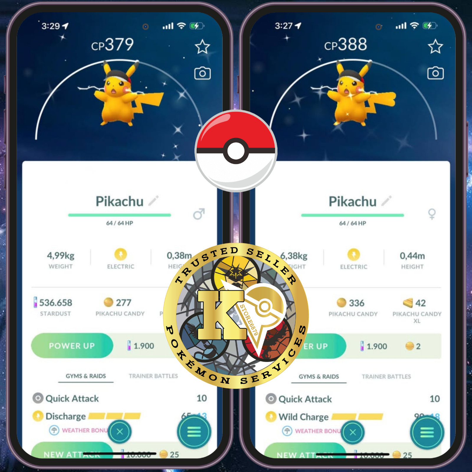 Pokémon PTC—TRADE GO — Shiny Pikachu Marathon Visor —Digital♻️
