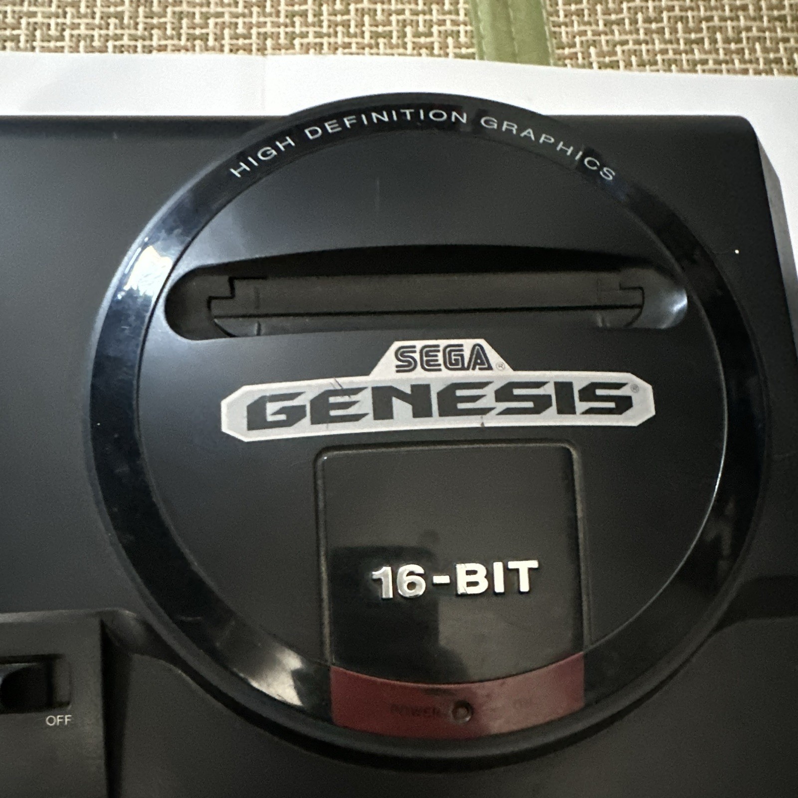 SEGA Genesis 16-Bit Console Lot MK-1601 and MK-1631 4 Controllers + AC Adapters