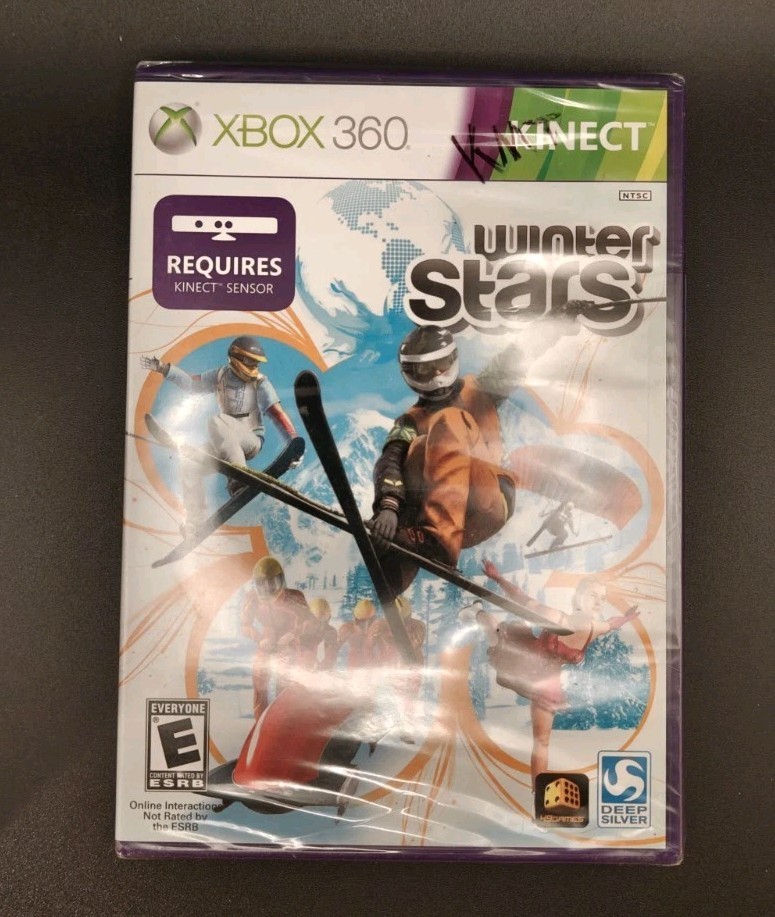 WINTER STARS XBOX 360 KINECT NEW FACTORY SEALED