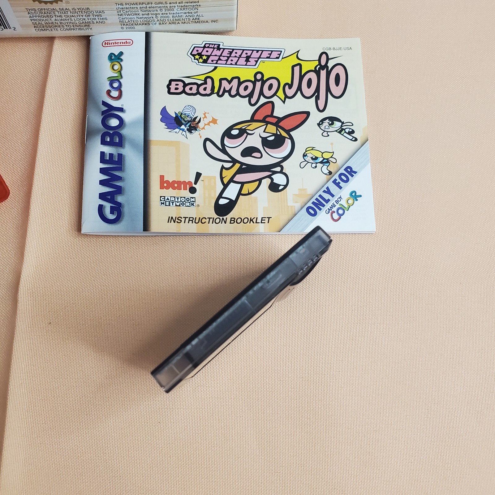 GBC Game: The Powerpuff Girls Bad Mojo Jojo