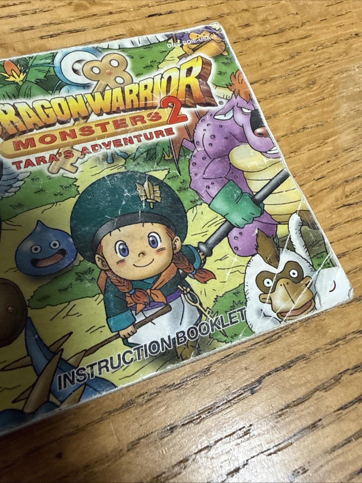 Dragon Warrior Monsters 2: Tara’s Adventure GameBoy Manual Only *No Game*