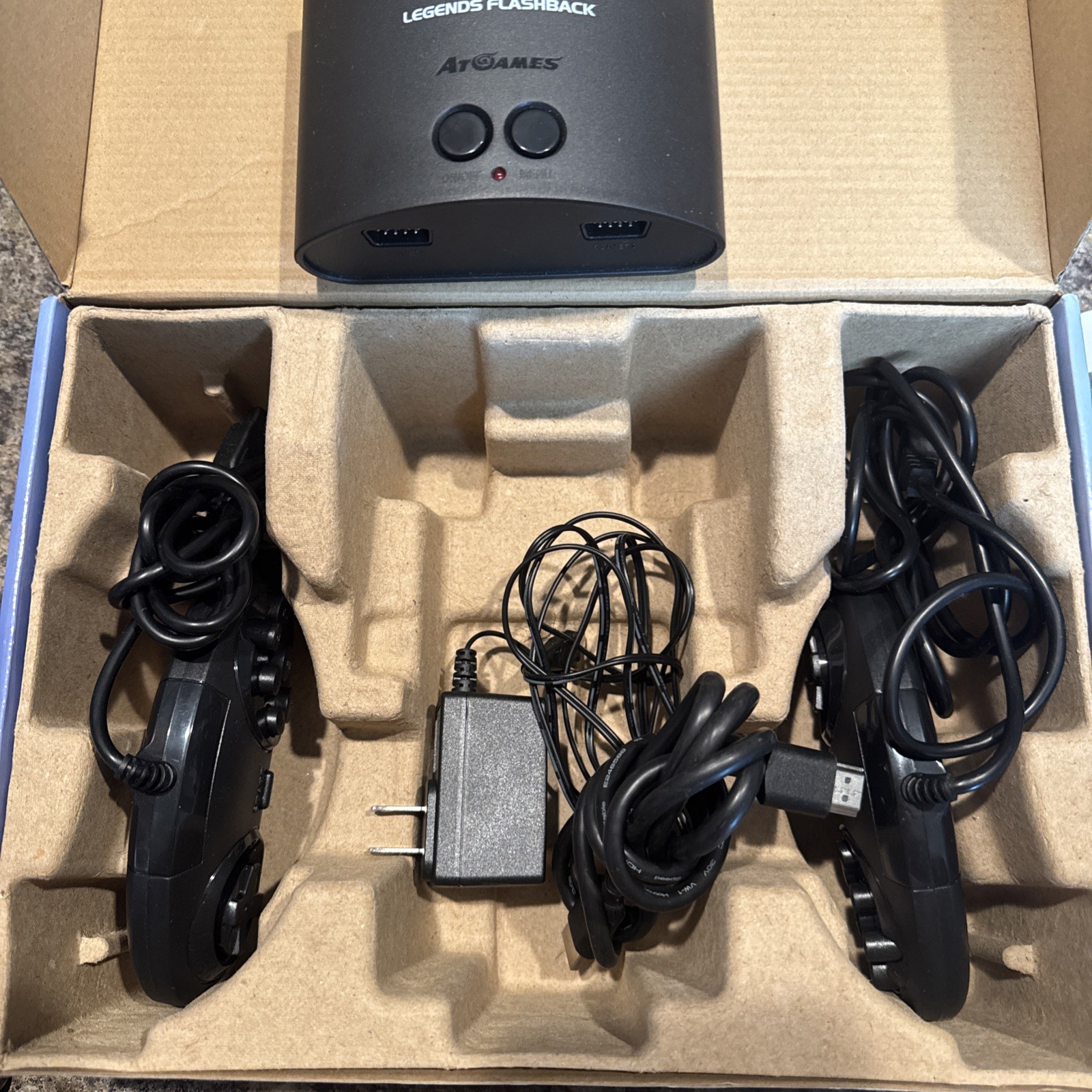 AtGames Legends Flashback HDMI Console with 100 Built-in Games 2 Controllers