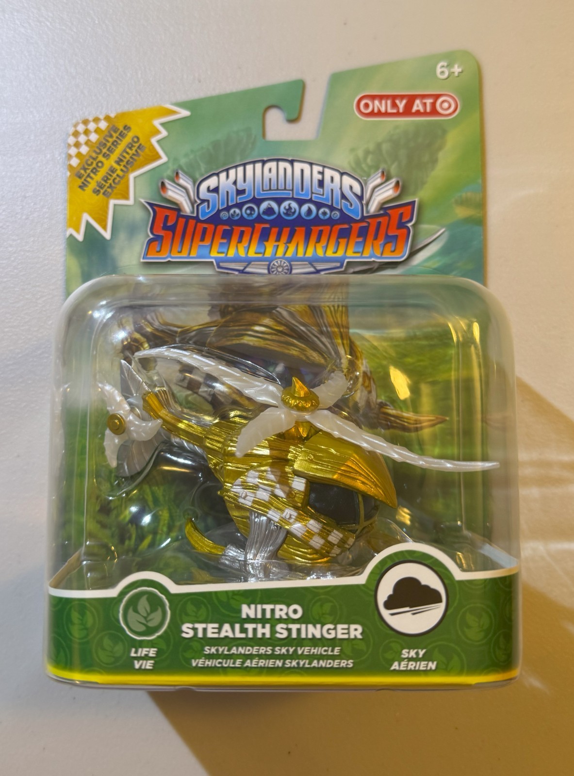 Skylanders Superchargers: Nitro Stealth Stinger Sky Vehicle Target Exclusive NEW