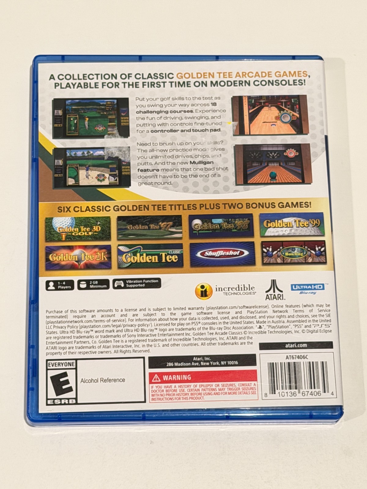 Golden Tee Arcade Classics – Sony PlayStation 5 PS5