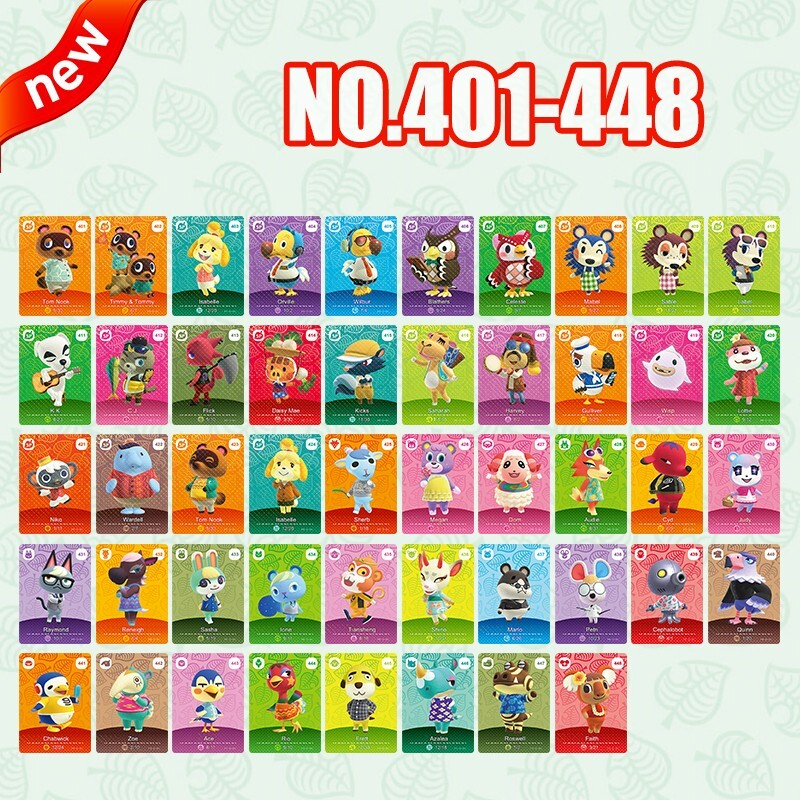 Villager Amiibo Animal Crossing New Horizon ALL 508pcs Sanrio RV Free sticker