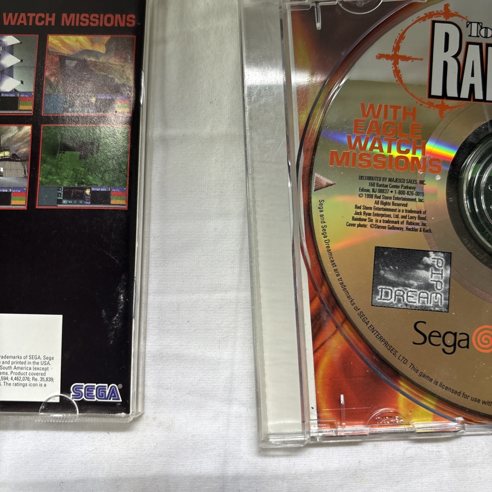 Tom Clancy’s Rainbow Six (Sega Dreamcast, 2000) Complete