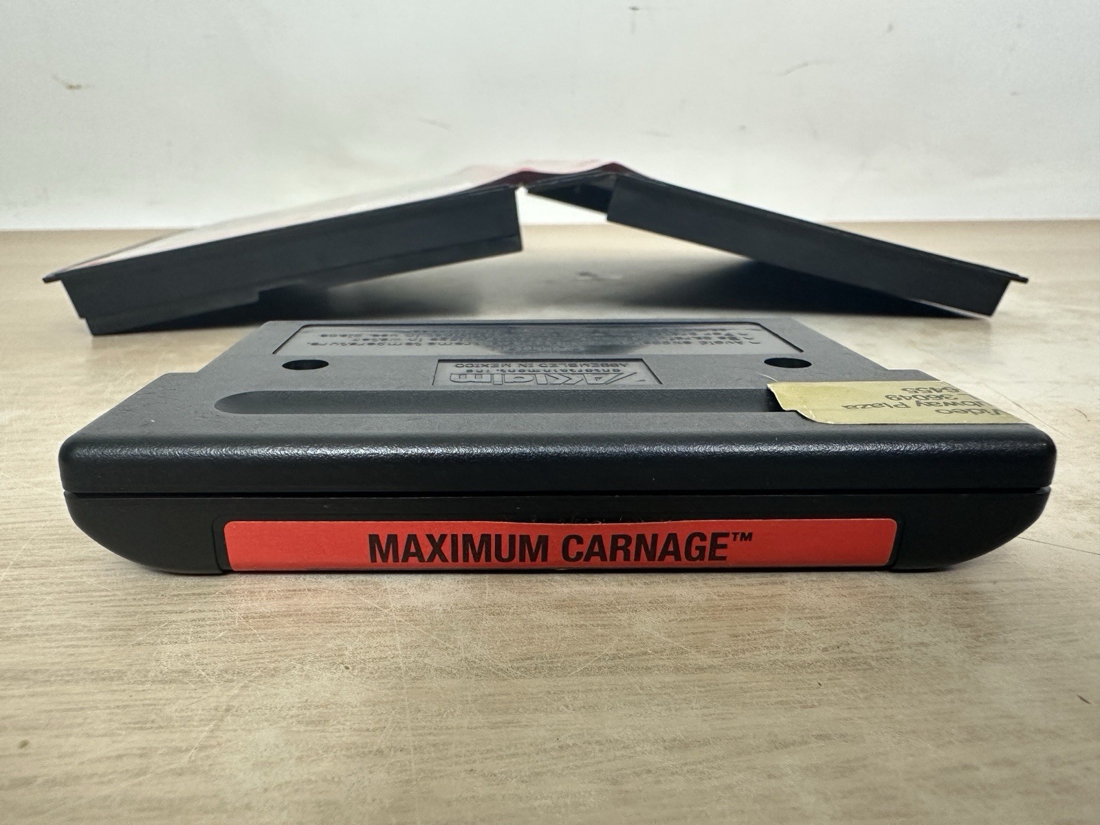Spider-Man and Venom: Maximum Carnage (Sega Genesis, 1994) – Game & Box – WORKS!