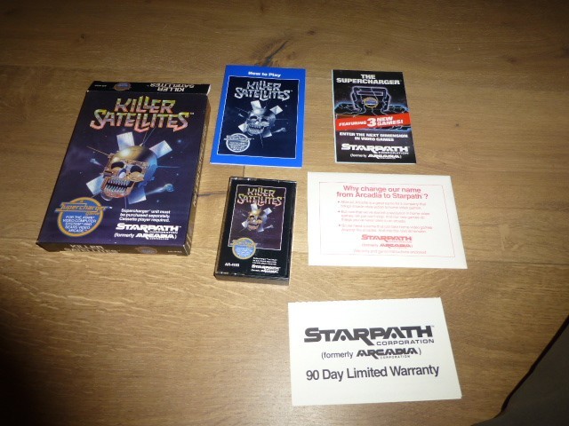 Supercharger Starpath Arcadia Atari 2600 COMPLETE SET #1-12 CIB Complete In Box