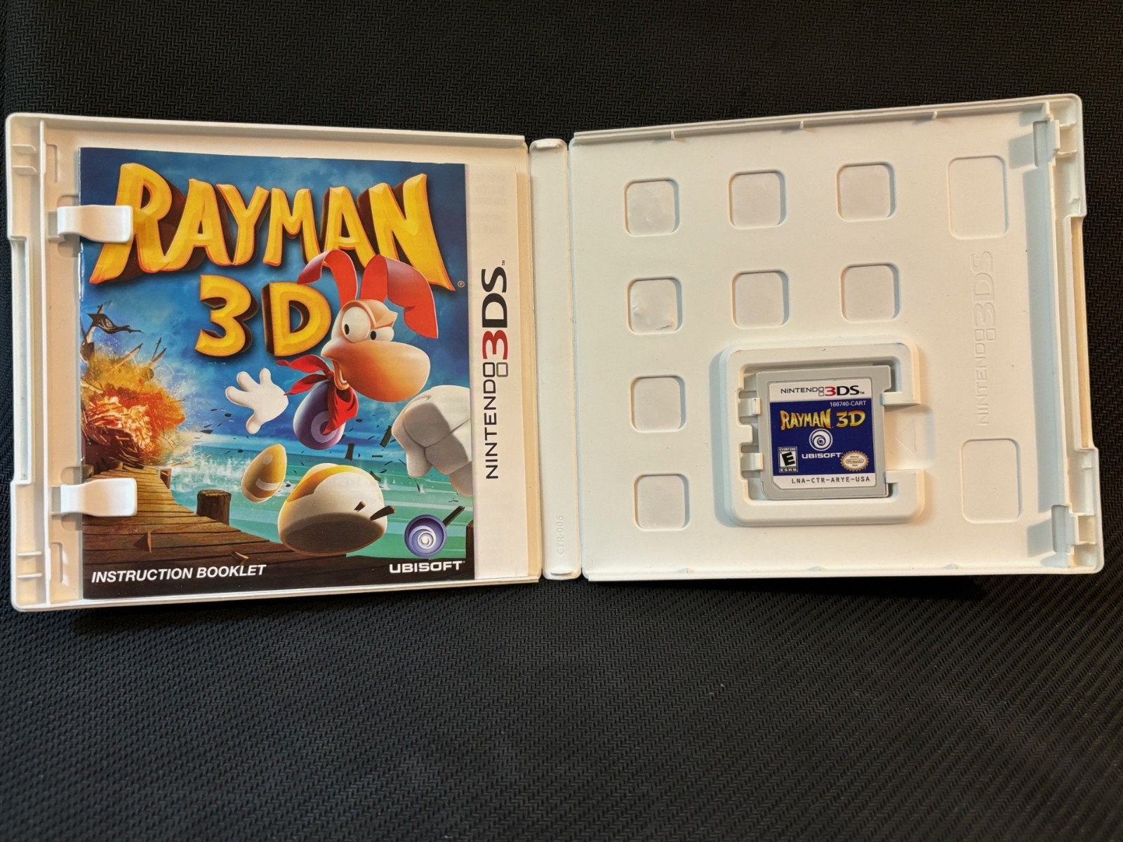 Nintendo 3DS Rayman 3D Complete Tested CIB Case Manual & Game