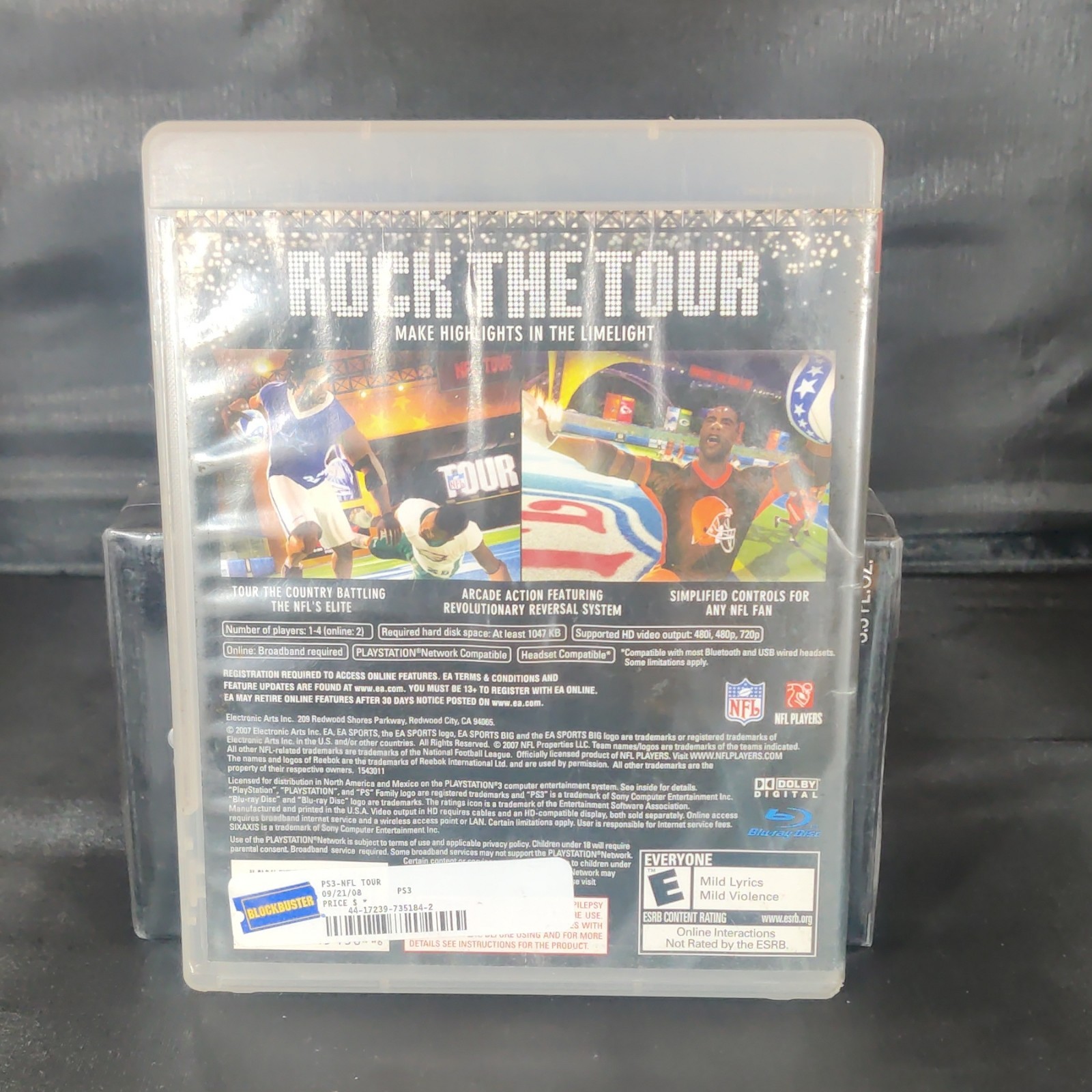 EA Sports BIG NFL Tour PlayStation 3 Arcade Action Online Multiplayer Football