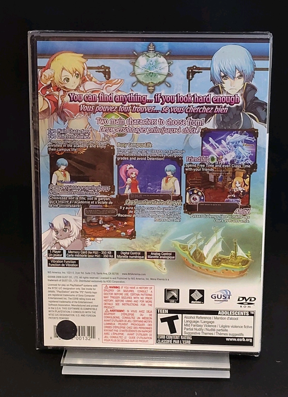 Mana Khemia 2: Fall of Alchemy (Sony PlayStation 2 PS2) Brand New UPC Copy