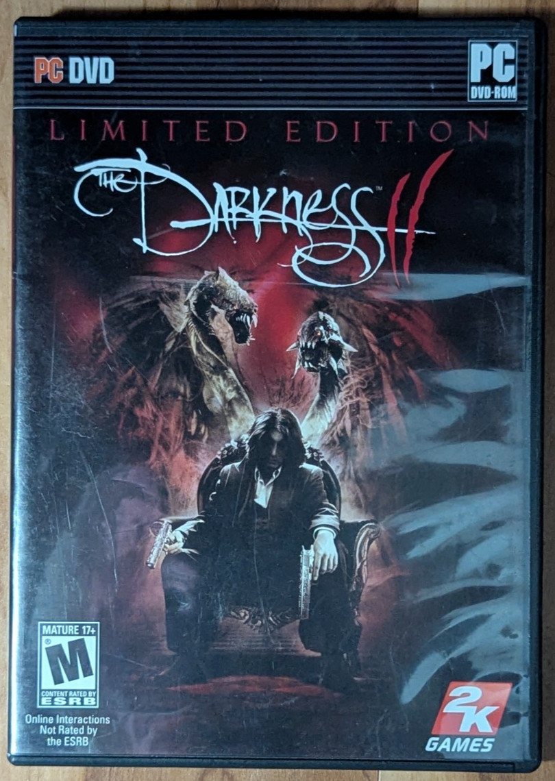 The Darkness II Limited Edition – Complete – PC CD-ROM Video Games 2K Horror