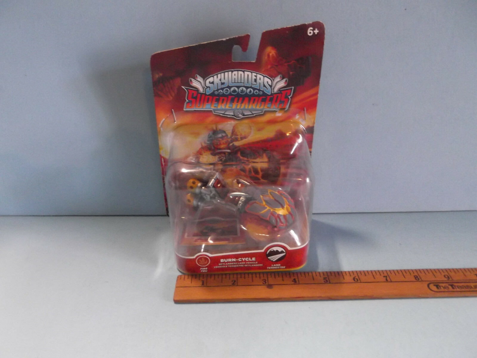 Skylanders superchargers burn cycle “new but packaging came unglued from card”