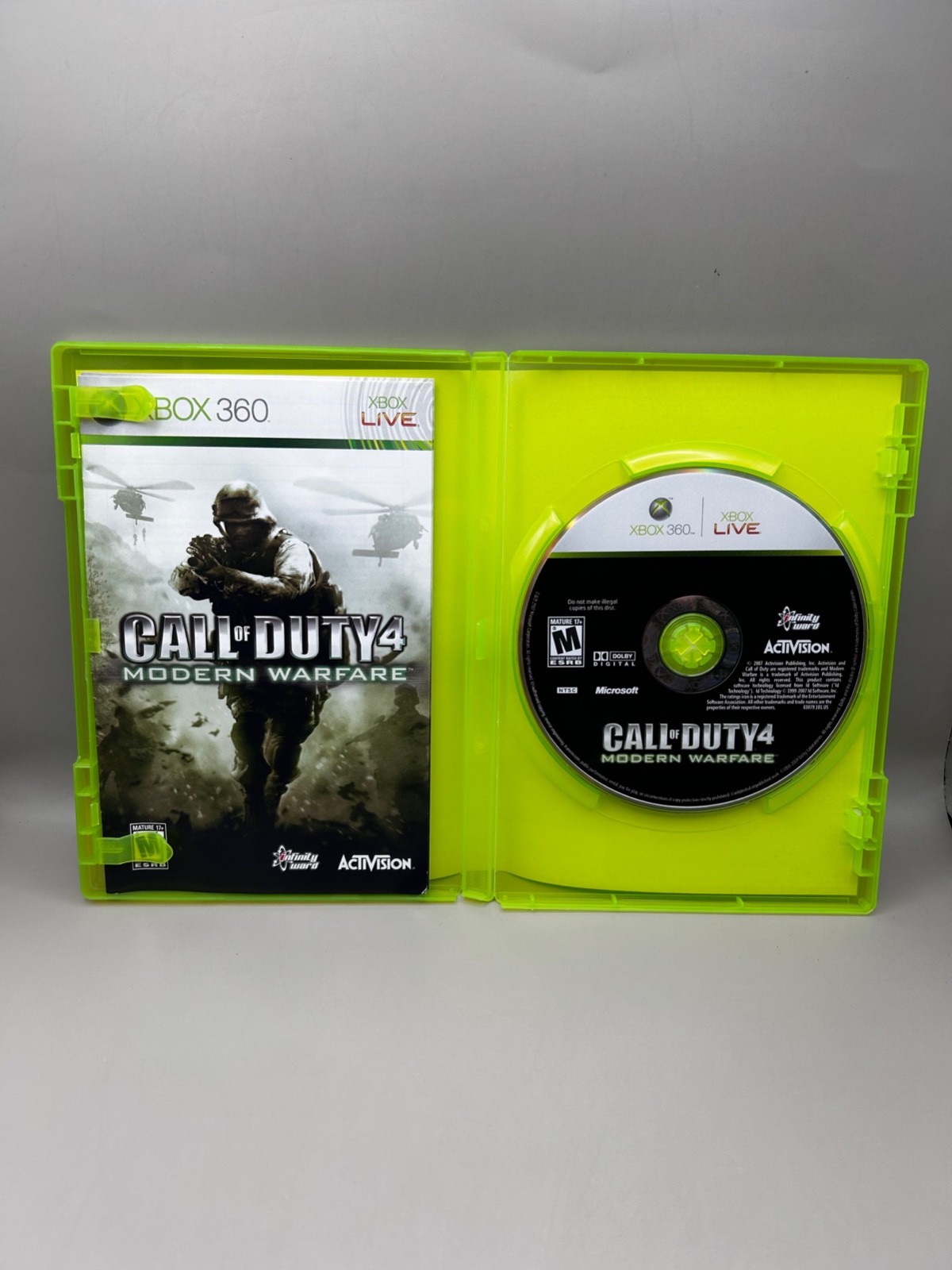 XBOX 360 Call of Duty Modern Warfare Bundle and Bonus Dog Tag – all Tested