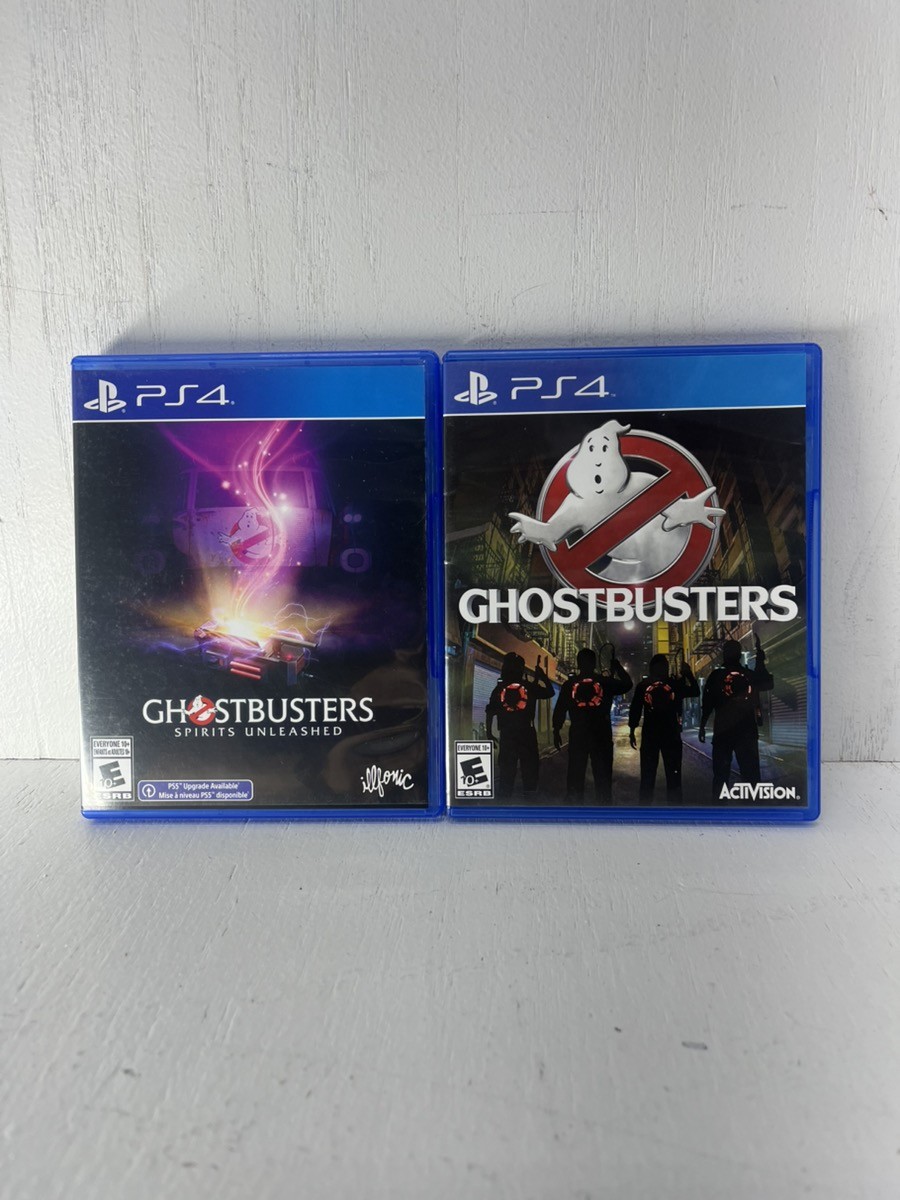 Ghostbusters & Ghostbusters Spirits Unleashed PlayStation 4 PS4 Game Lot of 2