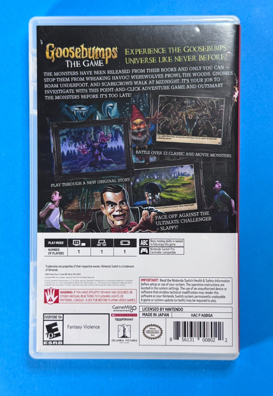 Goosebumps The Game – Nintendo Switch – United States 