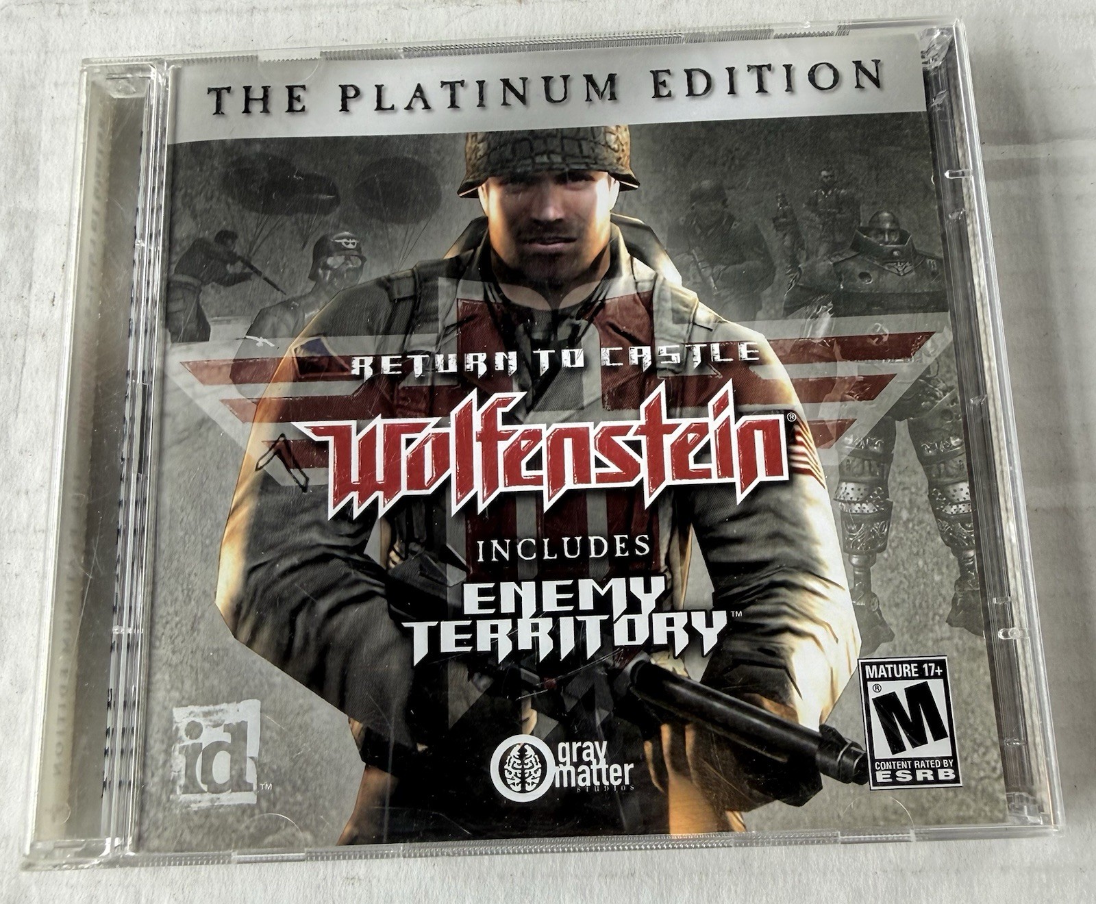 Return To Castle Wolfenstein Platinum Edition Vintage PC Game Windows XP