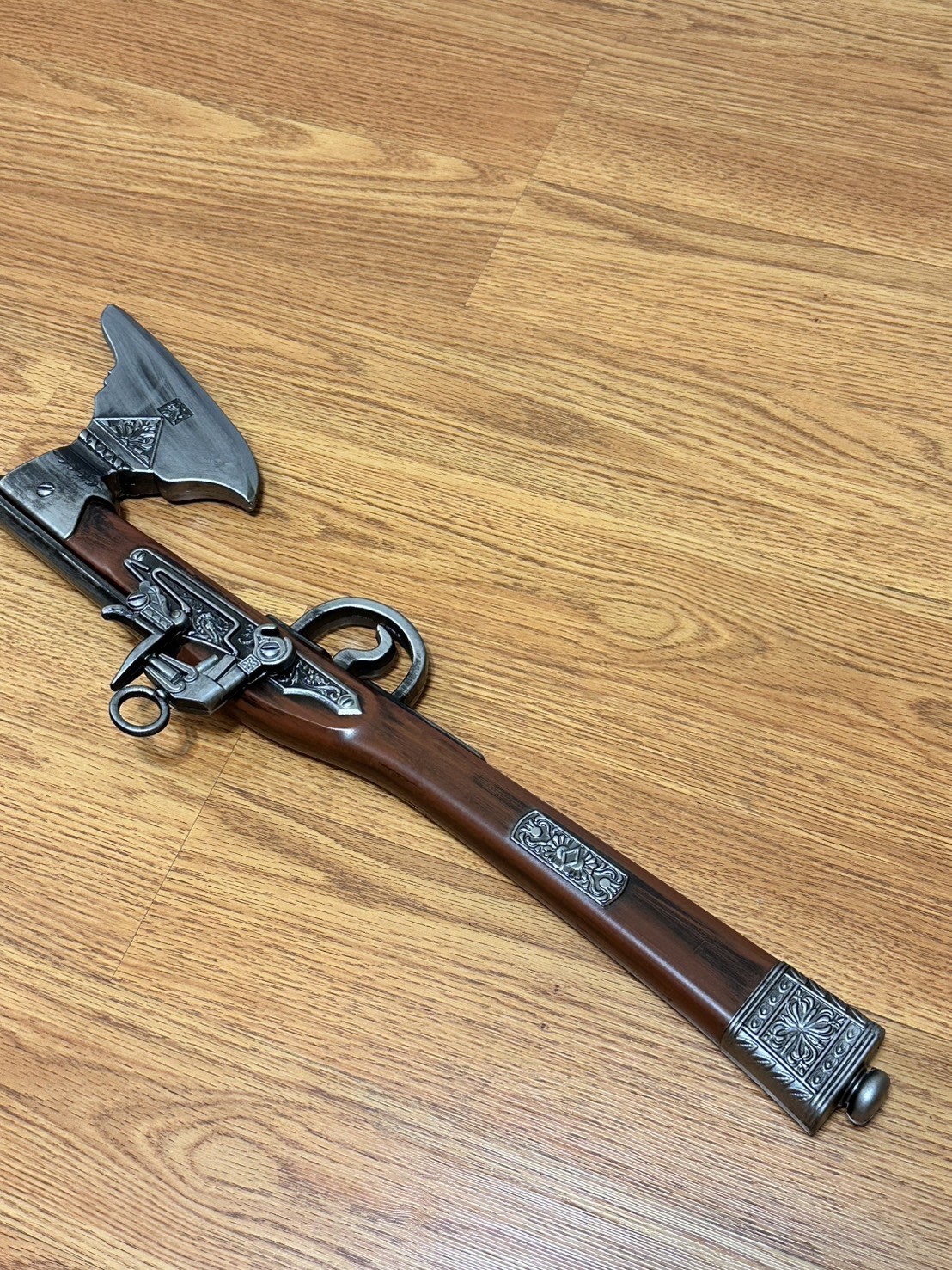 Flintlock Axe Pistol Germany 17th Century Foam1:1 Gun Toys Cosplay Full Size