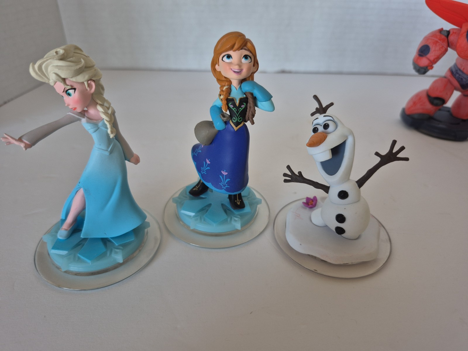 Disney Infinity Figure Frozen Jack Big Hero Tangled Jasmine Power Discs Lot