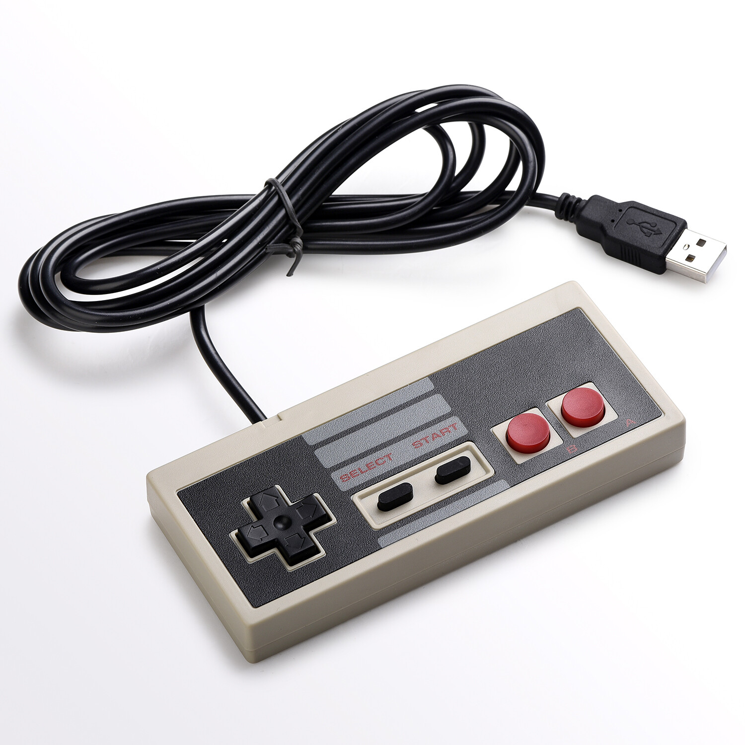 2Pack Classic Wired USB Controllers Gamepad for NES Gaming Windows PC Mac Linux