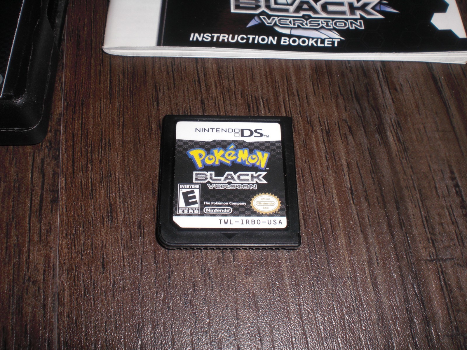 Pokemon Black Version 1 AUTHENTIC GENUINE Nintendo DS 3DS 2DS XL 3rd Party Case