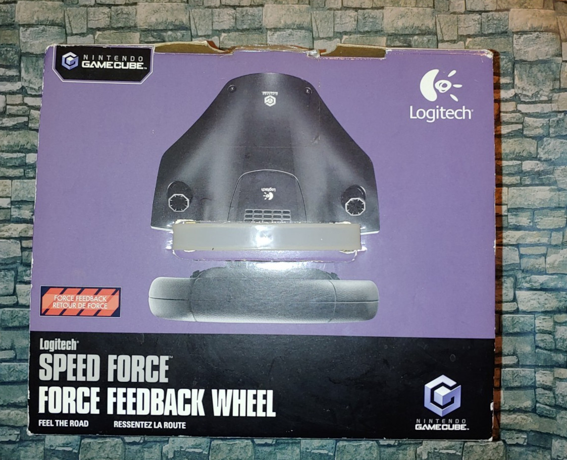 GameCube Logitech Force Feedback Wheel & Accessory Pack Very Good Condition
