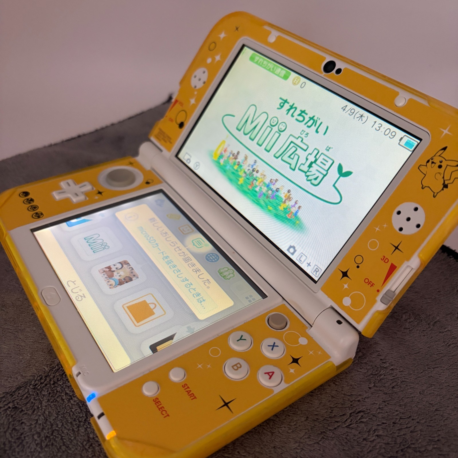 【Excellent5】Nintendo NEW 3DS LL XL Pearl White Mario Game Console From Japan