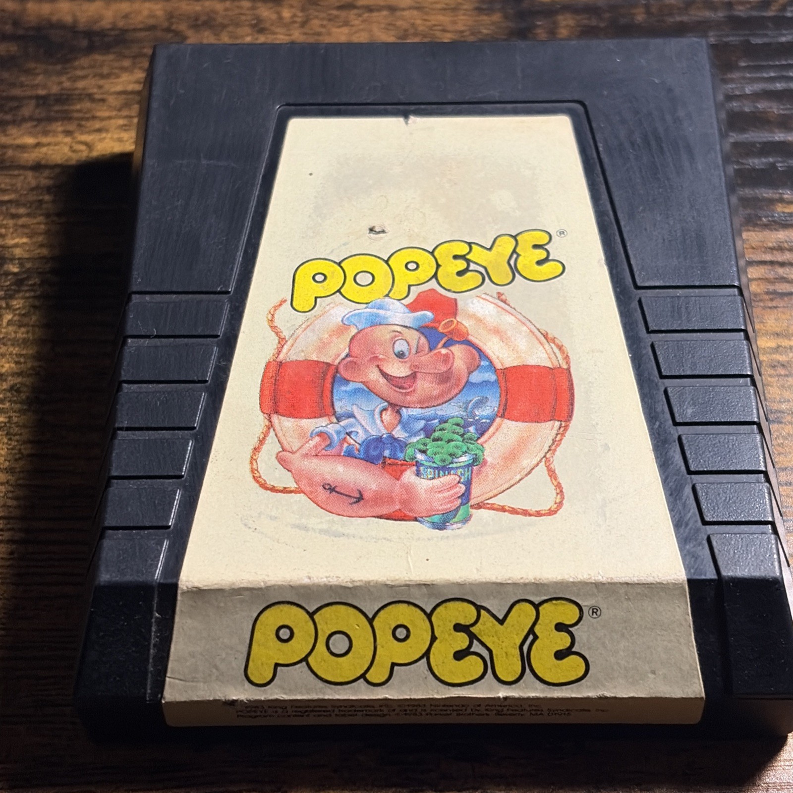 Popeye Game Program (Atari 2600, 1983) – Cartridge Only