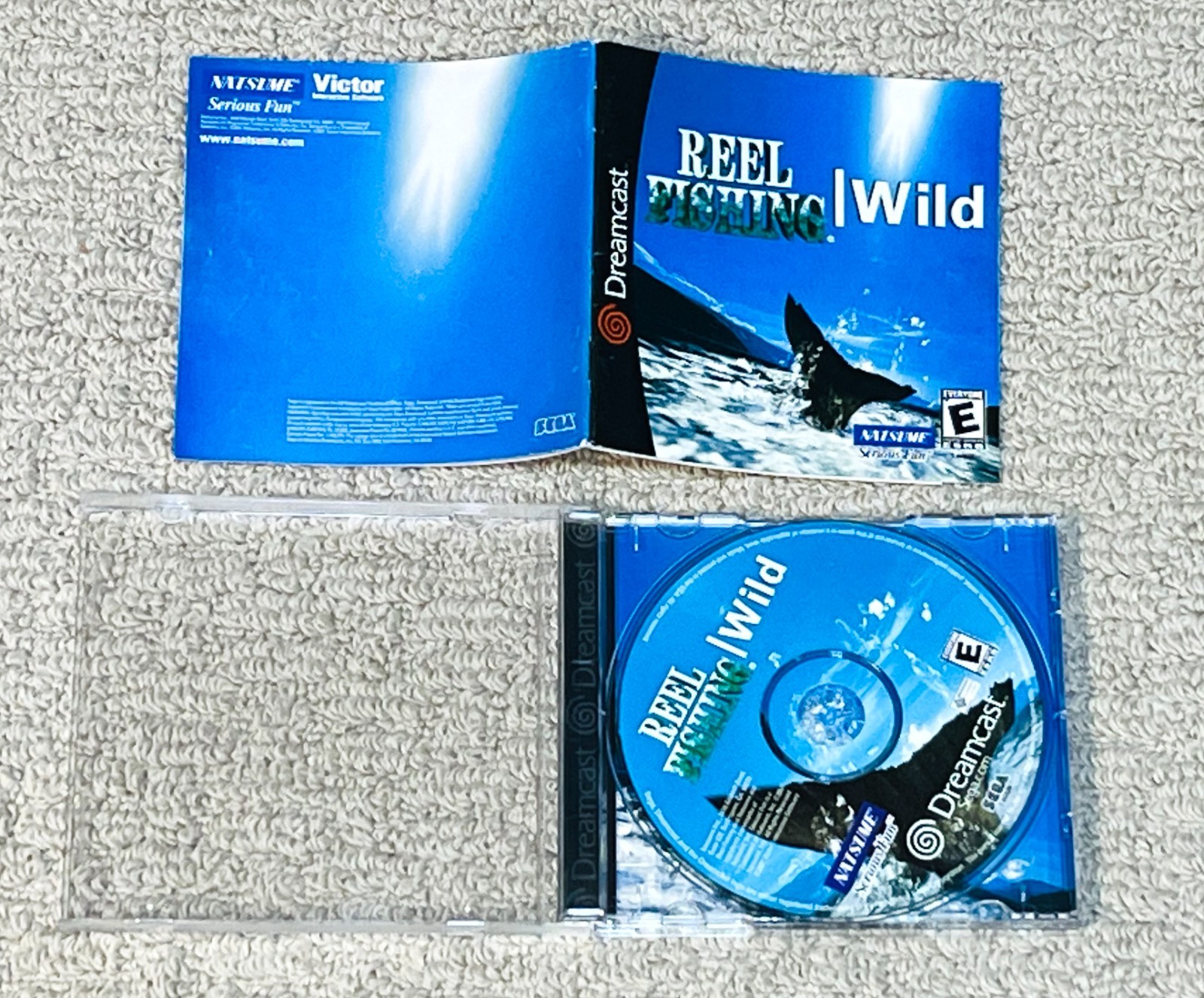 Reel Fishing Wild (Sega DreamCast) – Complete CIB – Tested + Registration Card