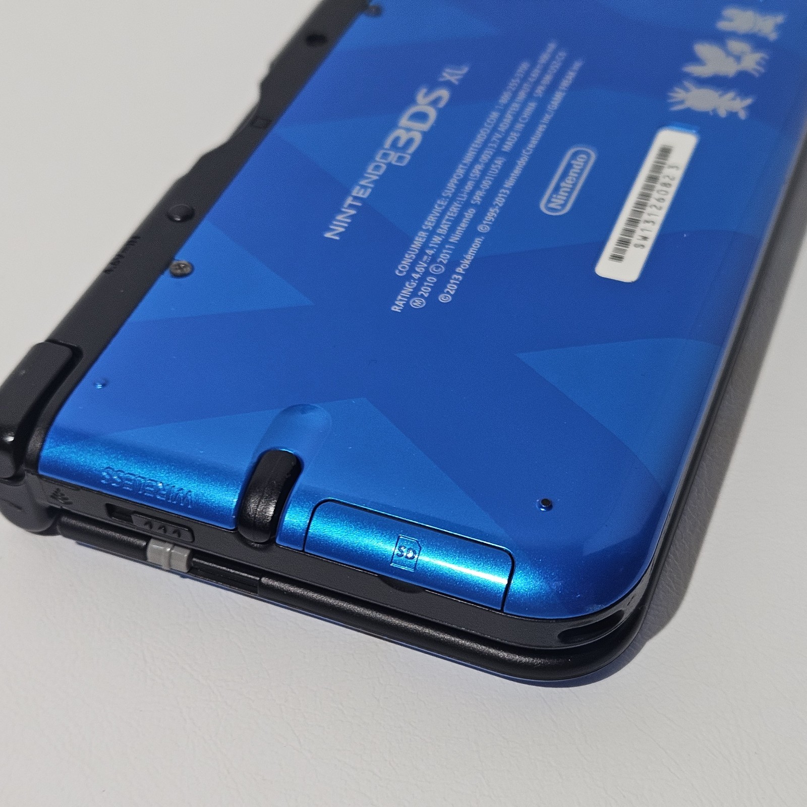 USA Nintendo 3DS XL Pokémon X & Y Blue Version Handheld System Bad Charging Port