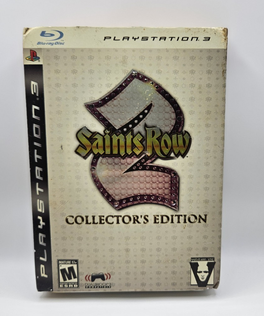 Saints Row 2 Collectors Edition PS3 Playstation Steelbook USB Money Clip NO GAME