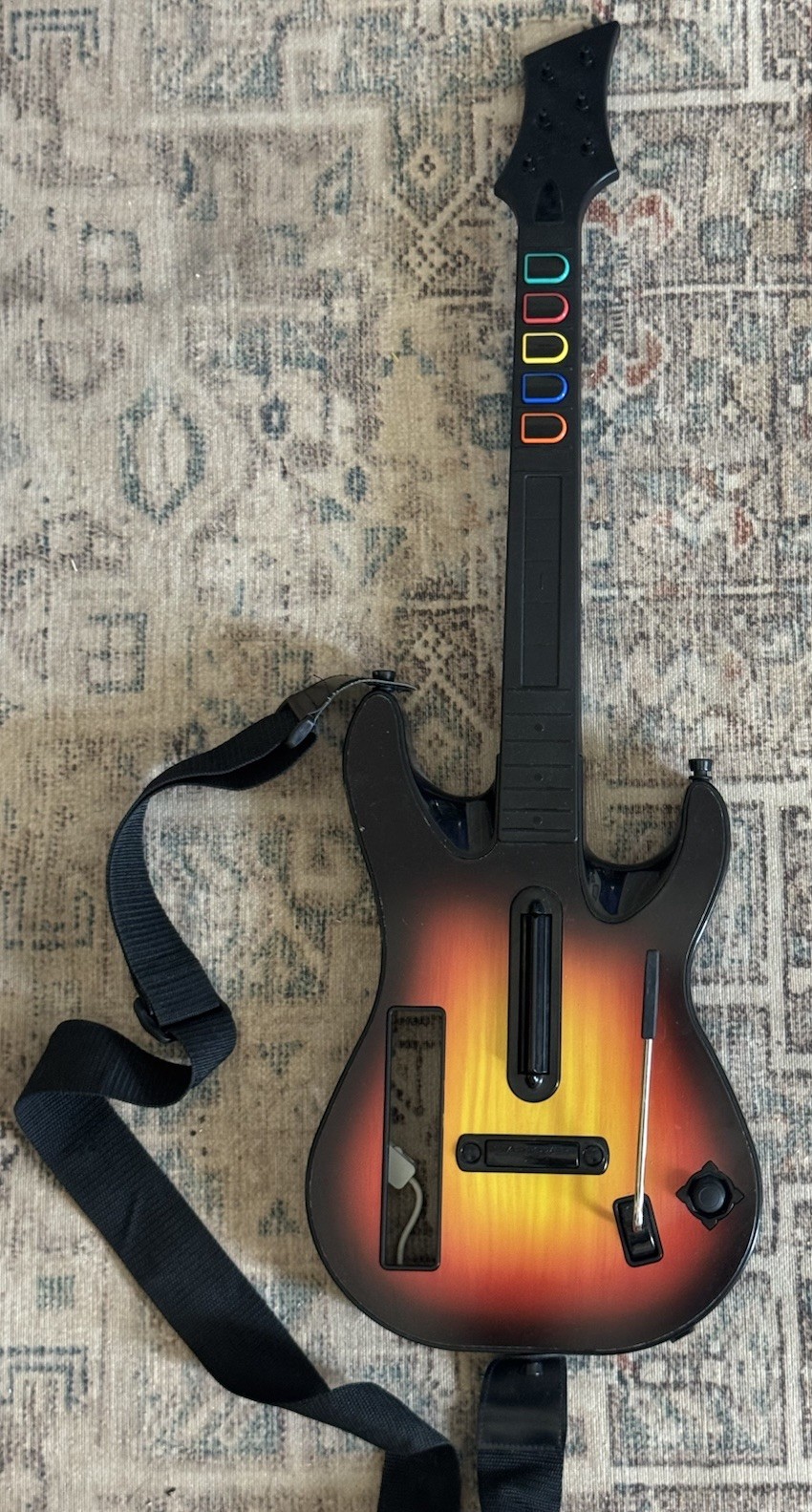 Guitar Hero RedOctane Wireless Controller Nintendo Wii 95455.805 w Strap No Covr