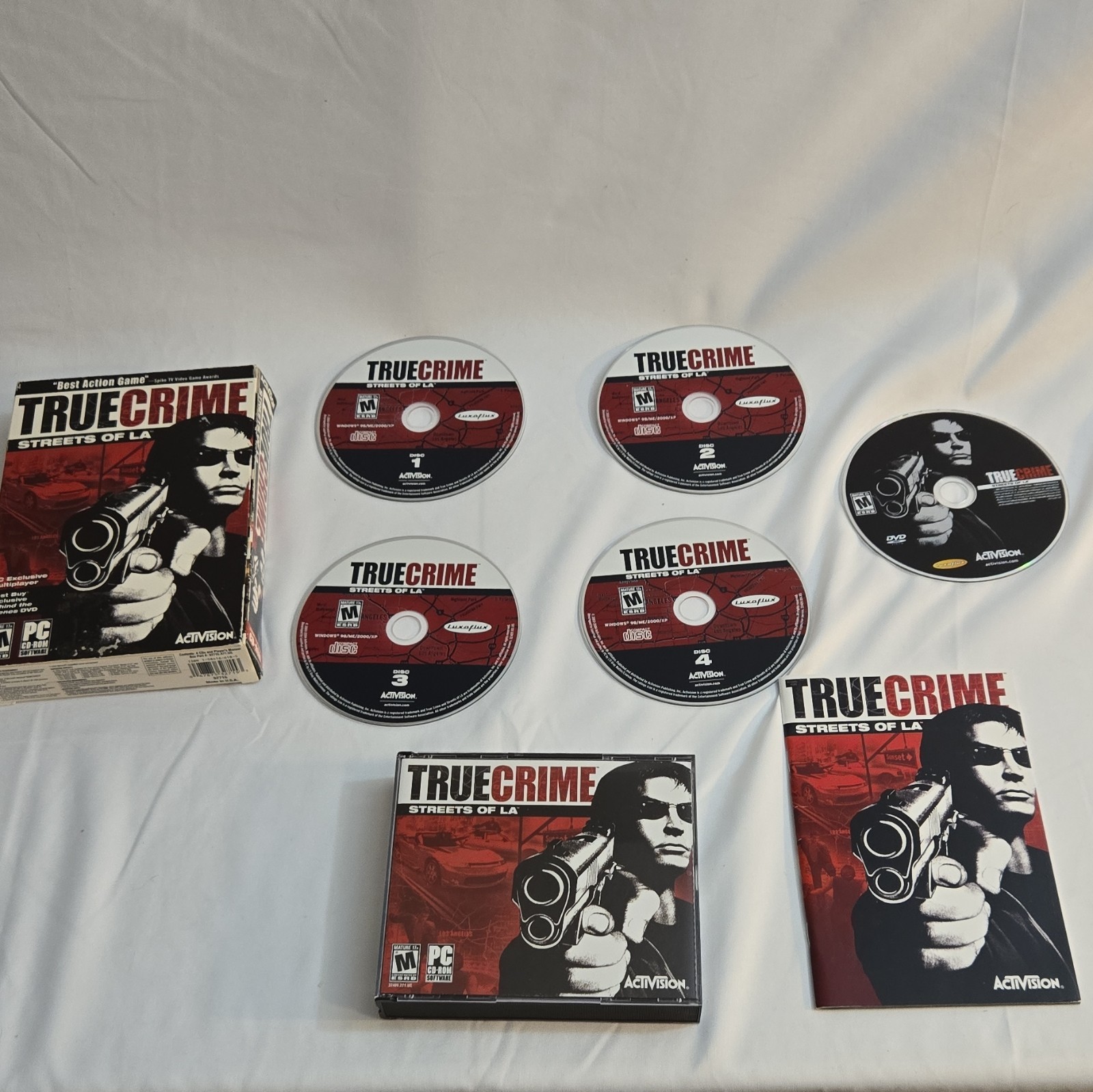 Activision True Crime: Streets of LA PC CD-ROM 2003 Manual Included