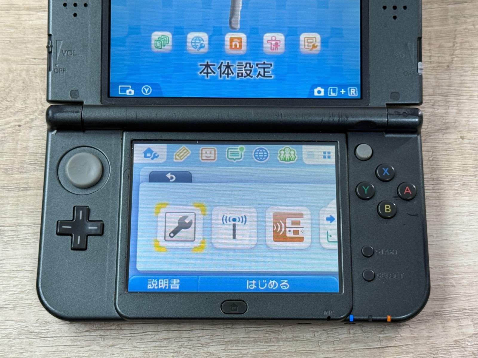 Nintendo New 3DS XL Metallic Black Console Tested Japan Tested D001