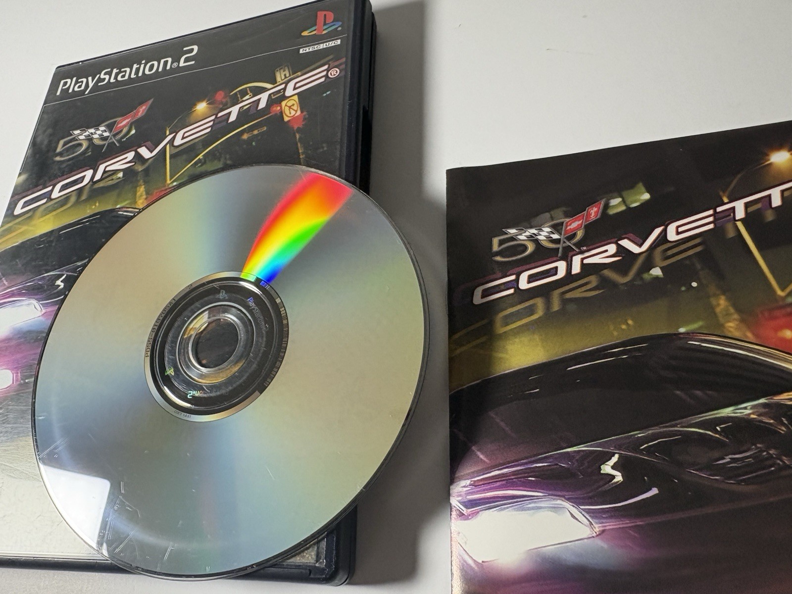 Corvette (Sony PlayStation 2 PS2, 2004) CIB Complete w/Manual Tested