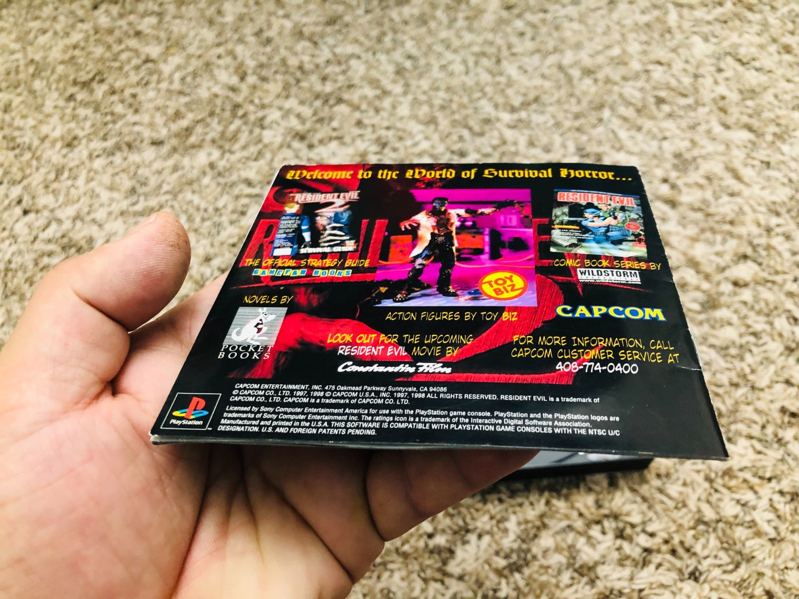 Resident Evil 2: Dual Shock Edition (PlayStation 1, 1998) Missing Disc 1 Tested