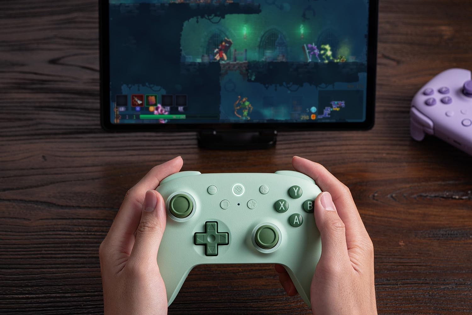 Wireless Gamepad Controller for PC Android 14 Buttons 1000Hz Hall Effect