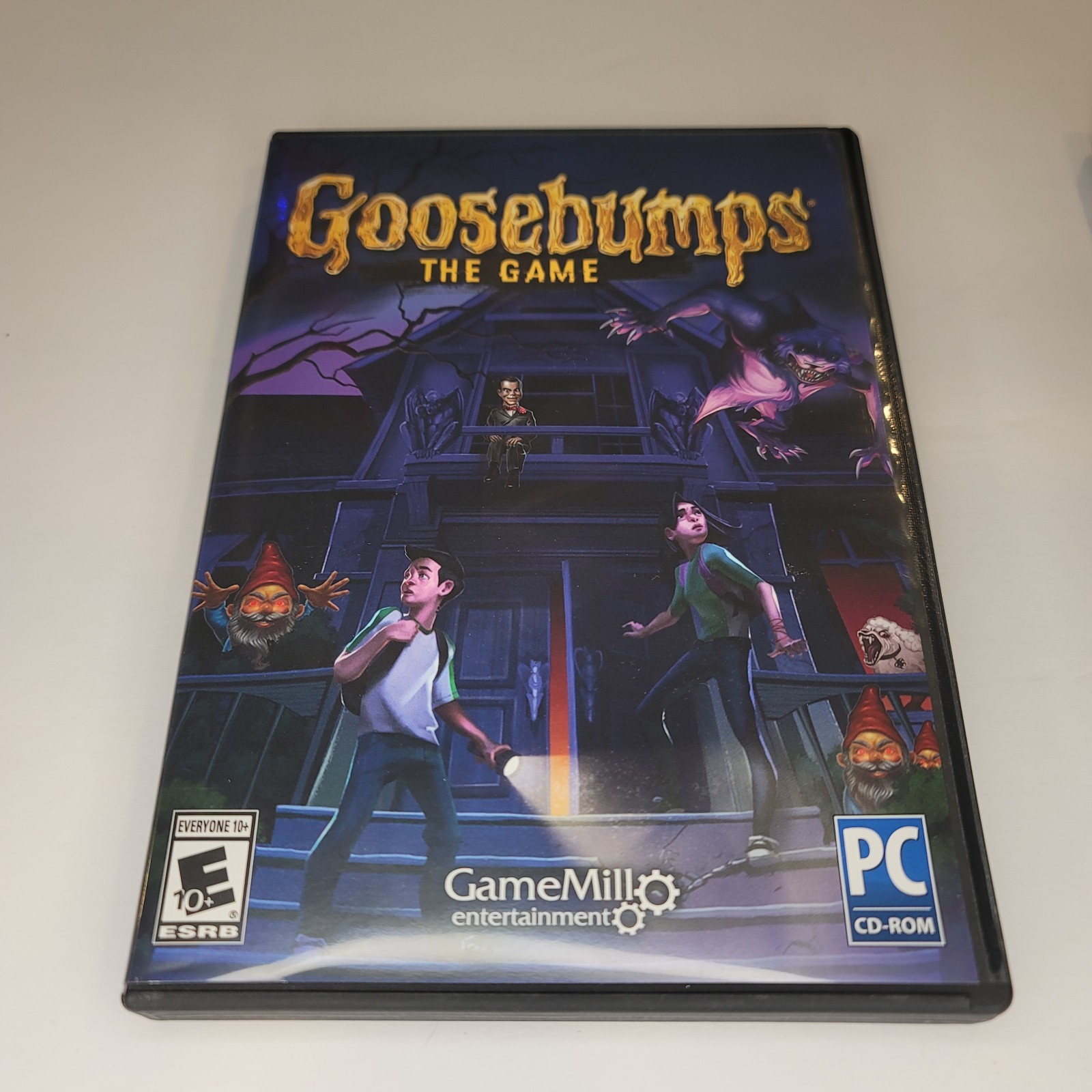 Goosebumps The Game PC CD-ROM Window 7 8 10 R.L. Stine Monster UNTESTED AS IS