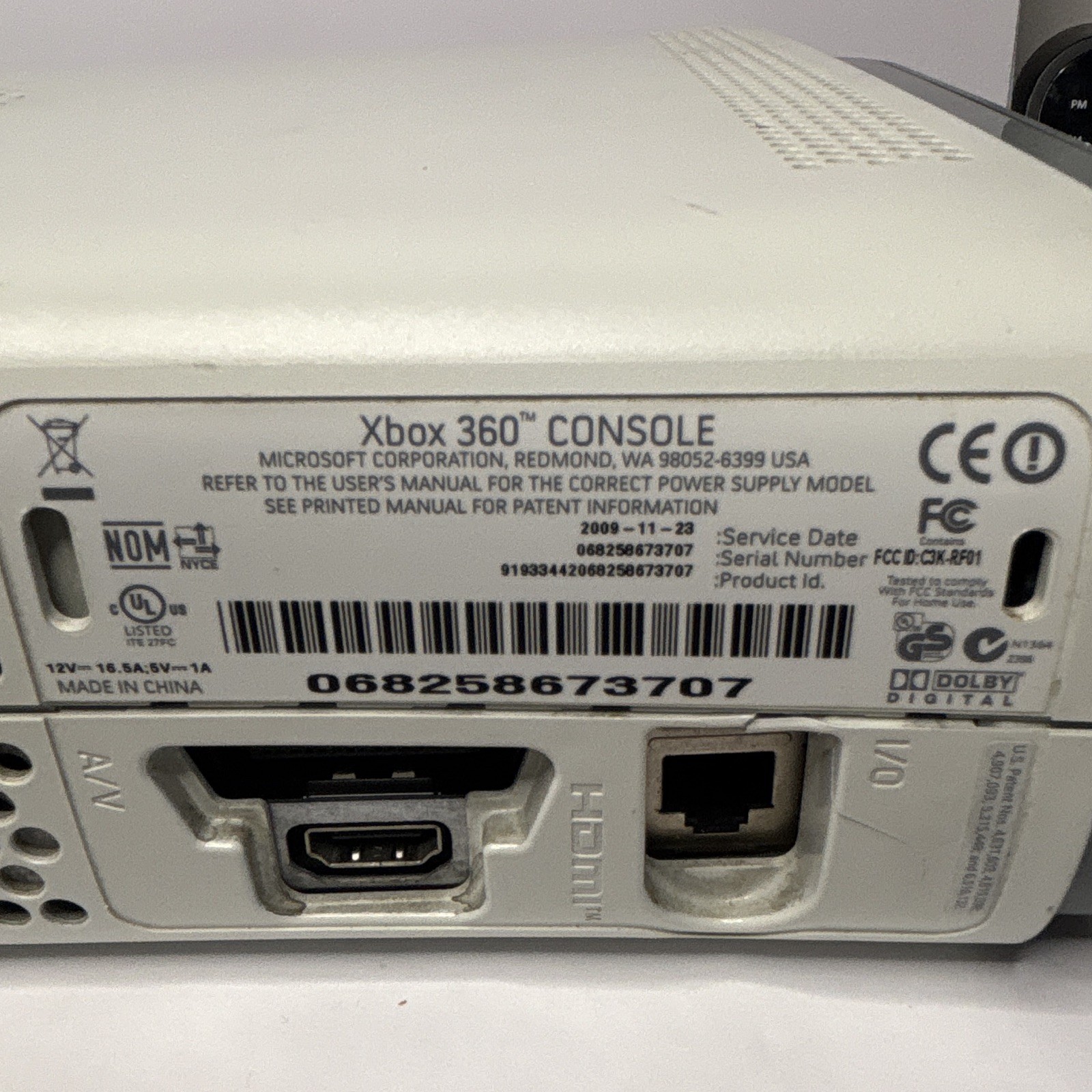 Microsoft Xbox 360 60GB Console NTSC-J Japan 1080p HDMI w Controller/Cables