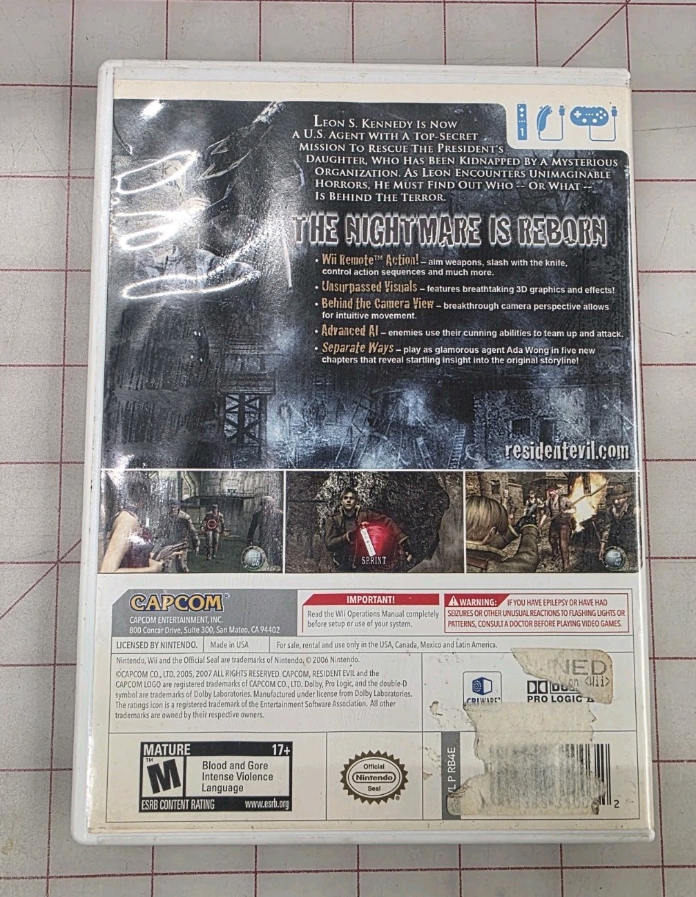 Resident Evil 4 Wii Edition (Nintendo Wii, 2007)