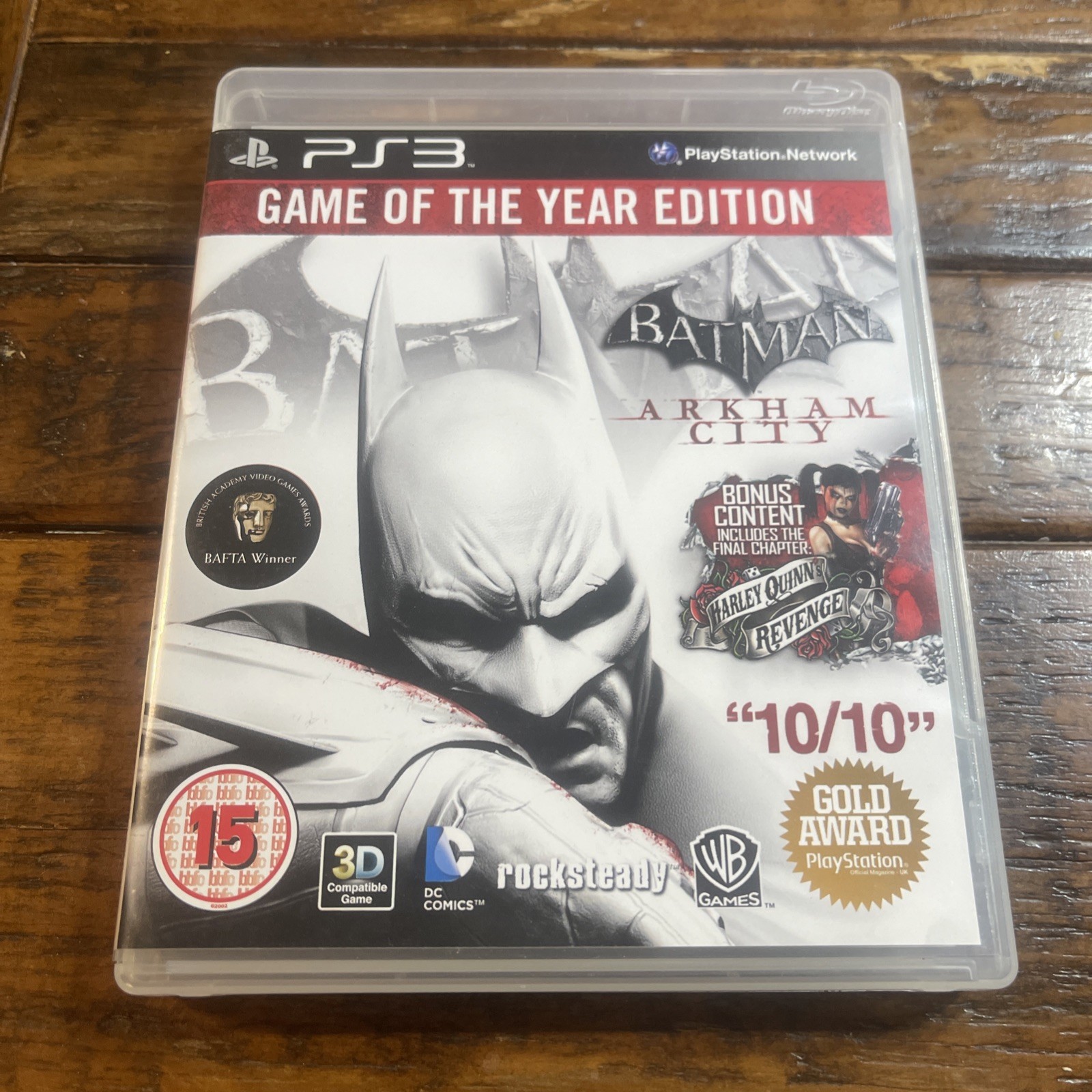 BATMAN ARKHAM CITY GAME OF THE YEAR EDITION SONY PS3 PLAYSTATION 3 PAL COMPLETE