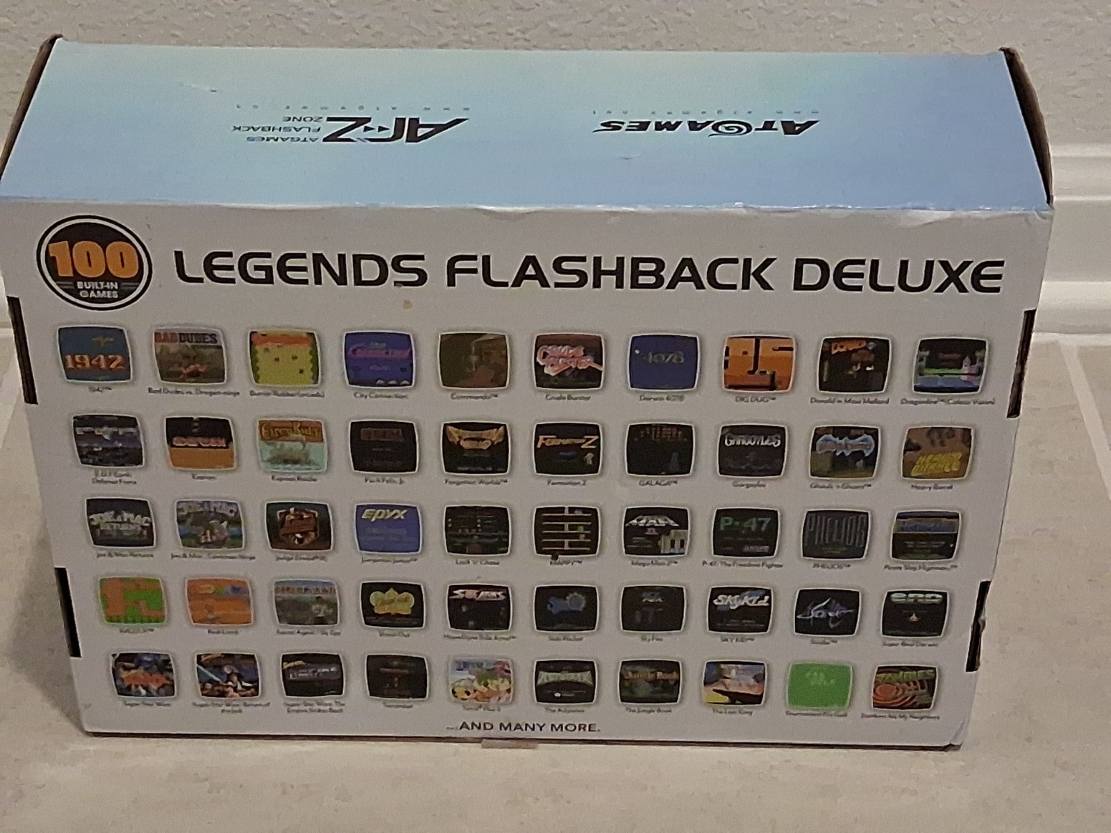 AtGames Legends Flashback HDMI Console Built-in Games with 2 Controllers
