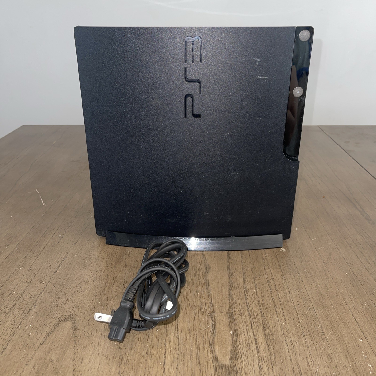 Sony PlayStation 3 Slim CECH-2001B Black Console Power Cord Tested