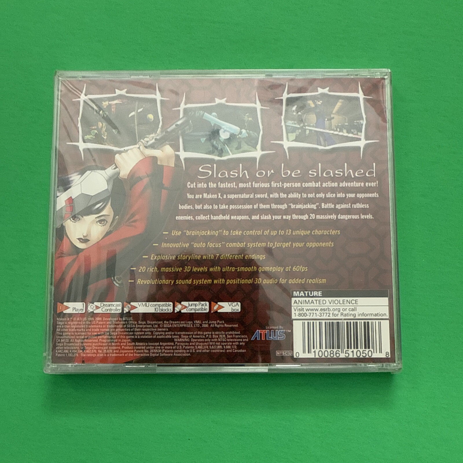 Maken X (Sega Dreamcast, 2000) BRAND NEW Factory Sealed