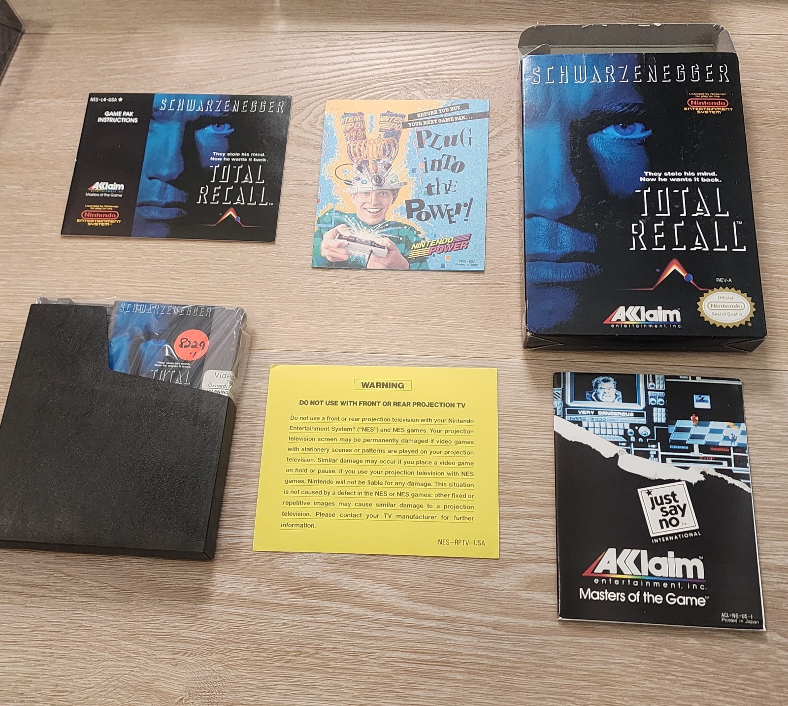 Total Recall (Nintendo Entertainment System, 1990)CIB-NM-VG
