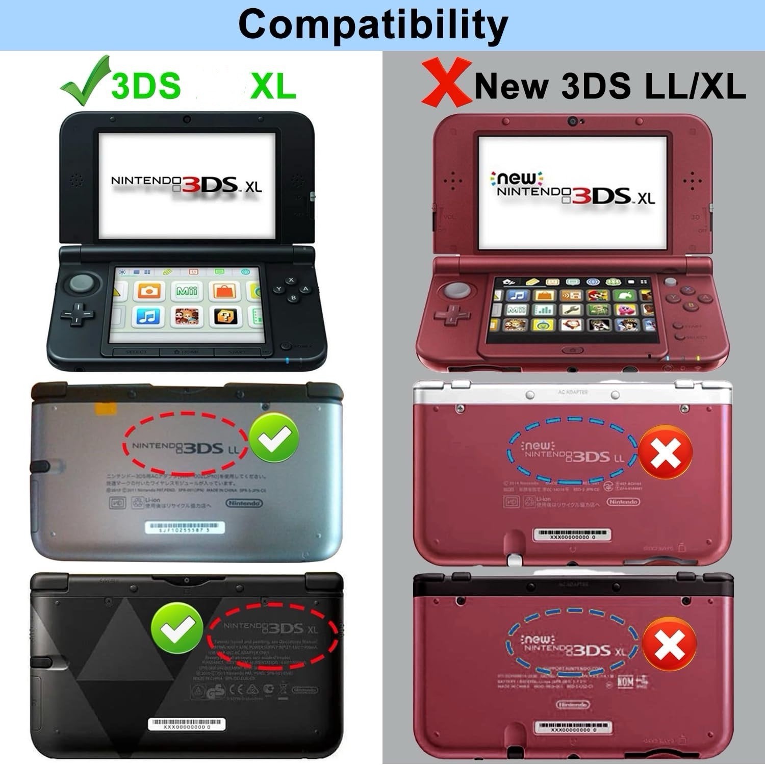 Replacement Stylus for Nintendo 3DS XL, Choose Color! For Old 3DS XL