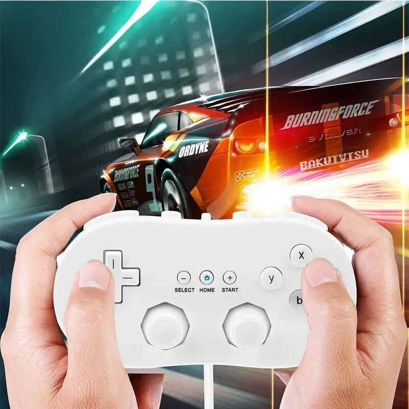 Wired Classic Controller For Nintendo Wii/Wii U Remote