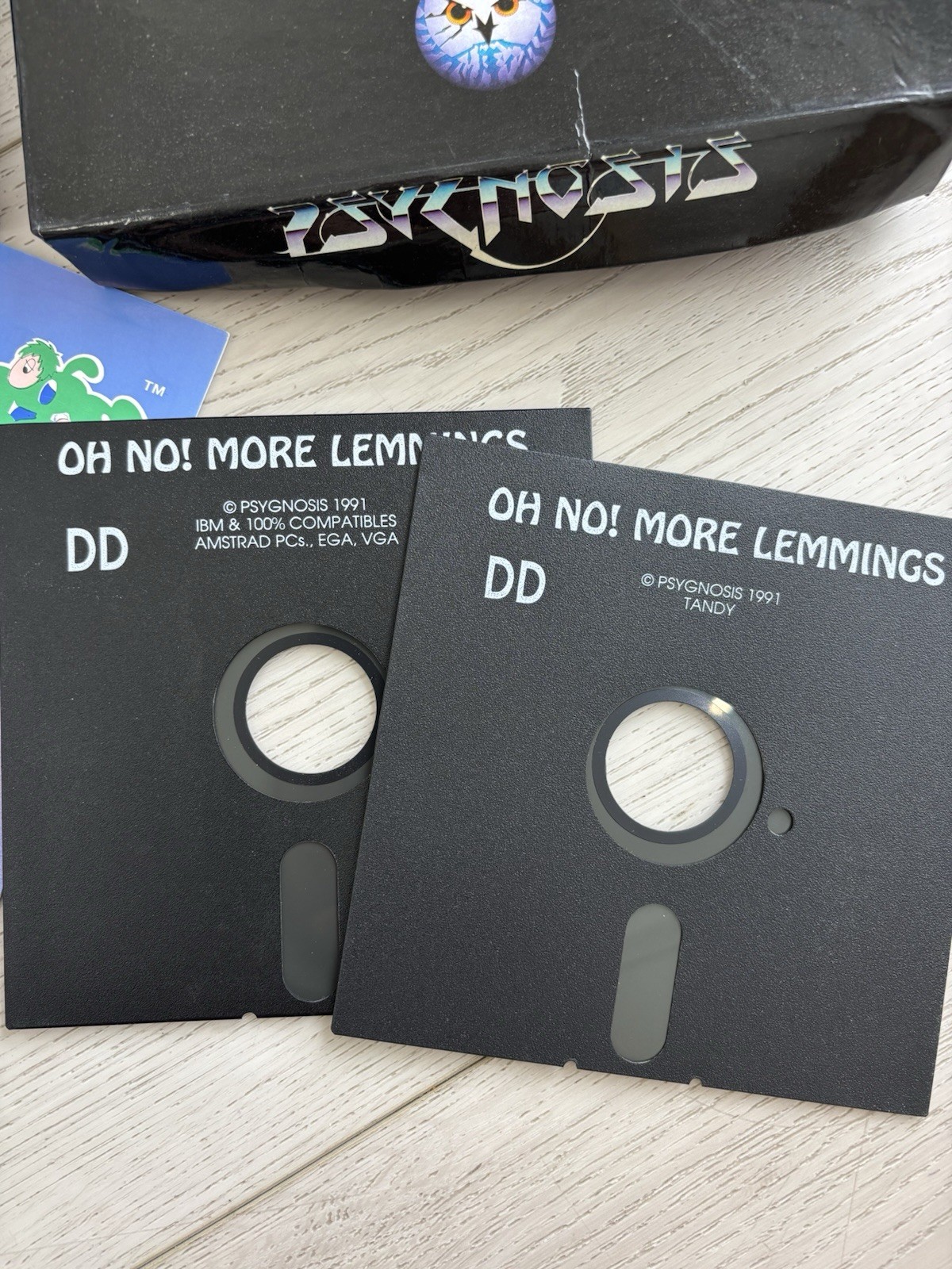 Oh No! More Lemmings Stand Alone Version IBM PC 3.5” & 5.25” Disks Big Box