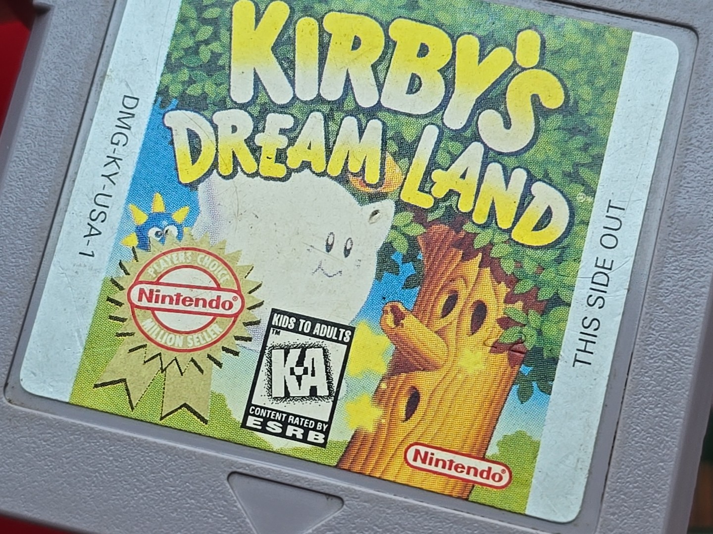 Kirby’s Dream Land Player’s Choice Ed. Nintendo Game Boy Original *Authentic*