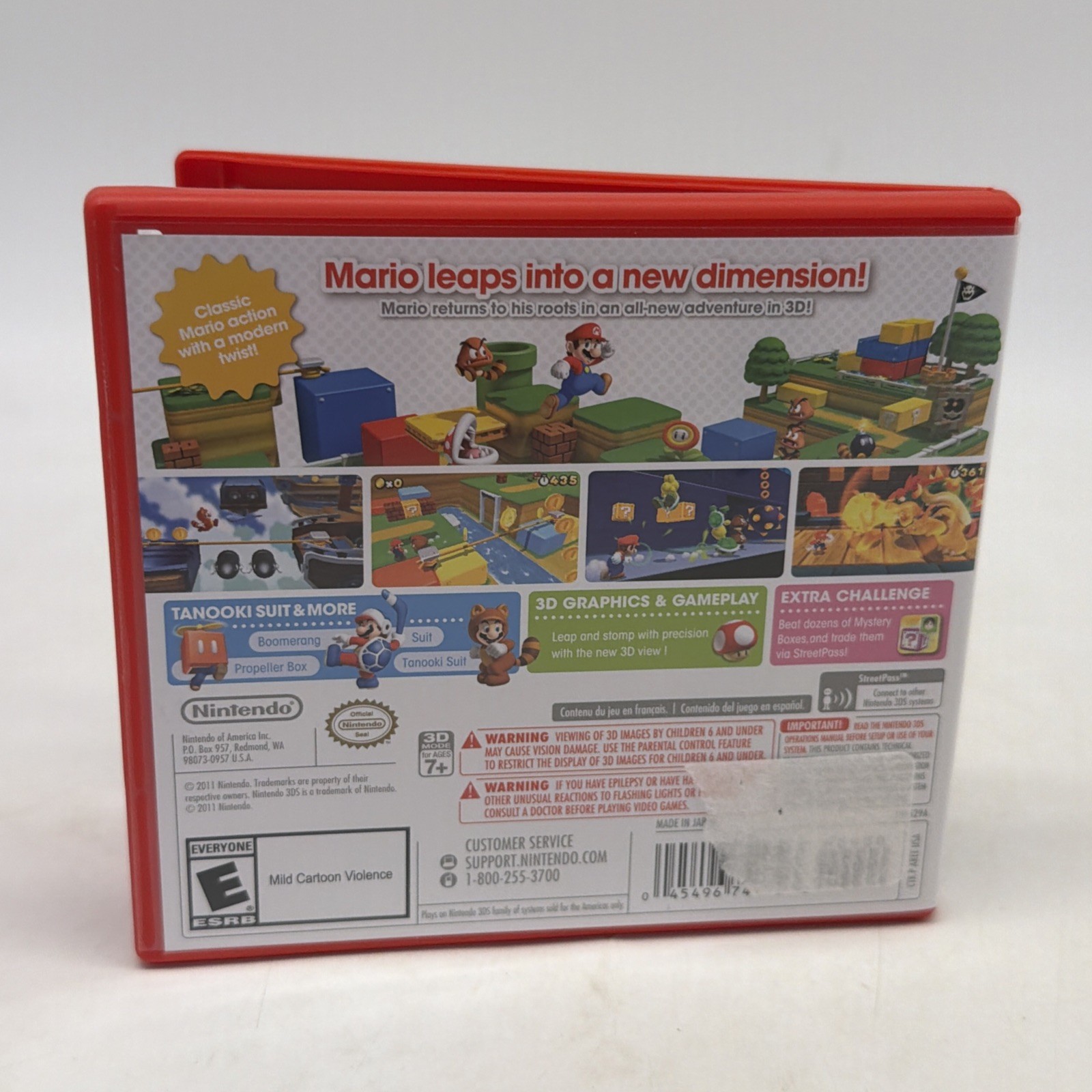Nintendo Super Mario 3D Land Nintendo 3ds!